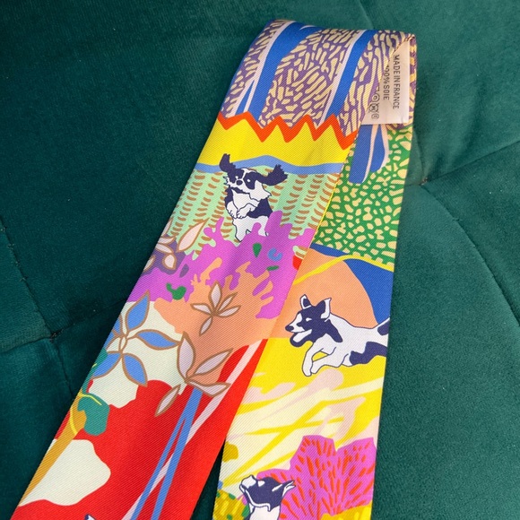 NWOT Hermès En Liberté ! Twilly in Jaune Vif / Bleu / Rouge - Picture 7 of 16